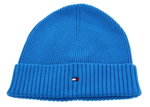 Tommy Hilfiger Essential Flag Beanie Cerulean Aqua von Tommy Hilfiger