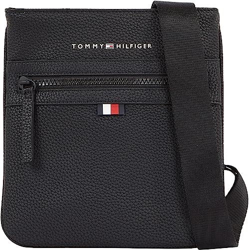Tommy Hilfiger Herren Umhängetasche Essential PU Mini Crossover Klein, Schwarz (Black), Einheitsgröße von Tommy Hilfiger