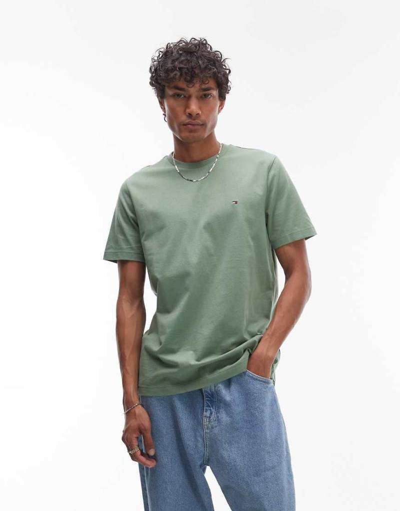 Tommy Hilfiger - Essential - Regular-Fit-T-Shirt in Hellgrün von Tommy Hilfiger