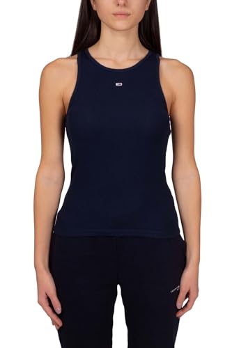 Tommy Hilfiger Essential Slim Rib-Knit Tanktop Damen - L von Tommy Hilfiger