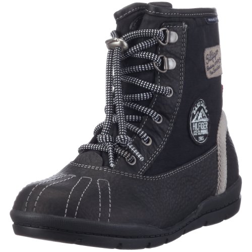 Tommy Hilfiger FB8FB01366 MILO 2, Jungen Stiefel, Schwarz (BLACK 990), EU 27 von Tommy Hilfiger