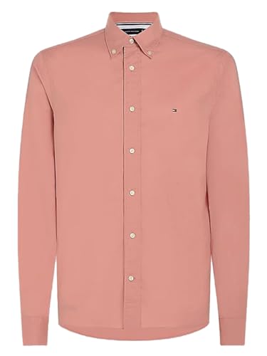 Tommy Hilfiger FLEX POPLIN RF SHIRT Freizeithemden Herren, Rosa (Teaberry Blossom), M von Tommy Hilfiger