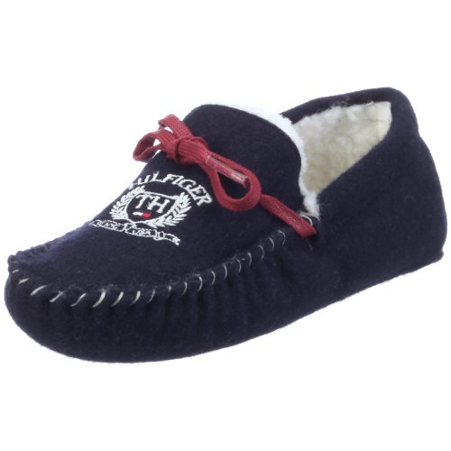 Tommy Hilfiger FU8FS01046 LEX 1, Unisex - Kinder Hausschuhe, Blau (MIDNIGHT 403), EU 27/28 von Tommy Hilfiger