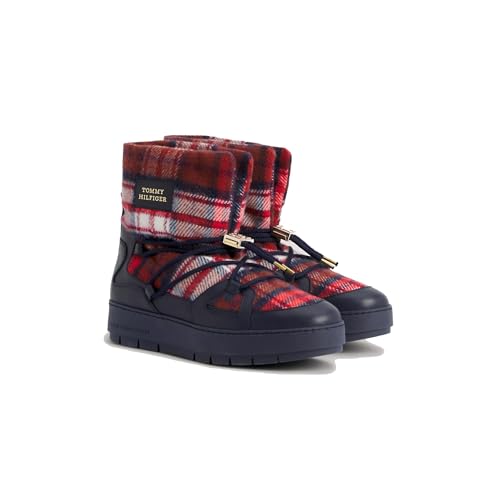 Tommy Hilfiger TARTAN SNOWBOOT, uni(dw (6)), Gr. 39 von Tommy Hilfiger