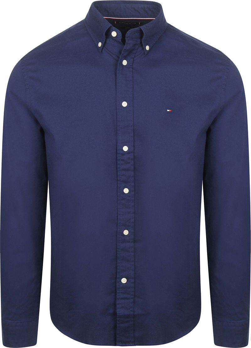 Tommy Hilfiger Flanell Hemd Navy - Größe L von Tommy Hilfiger