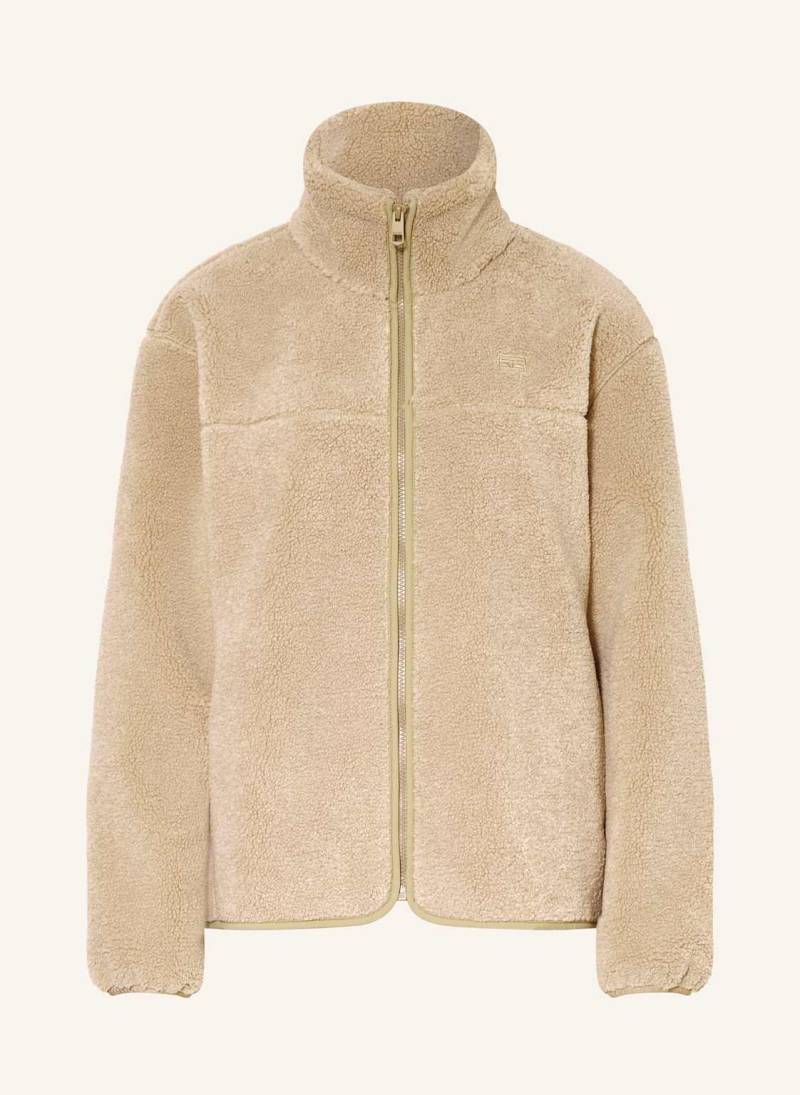 Tommy Hilfiger Fleecejacke beige von Tommy Hilfiger