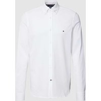 Tommy Hilfiger Freizeithemd mit Button-Down-Kragen in Weiss, Größe L von Tommy Hilfiger