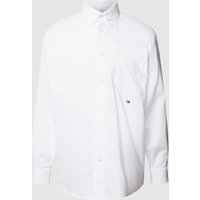 Tommy Hilfiger Freizeithemd mit Button-Down-Kragen in Weiss, Größe M von Tommy Hilfiger