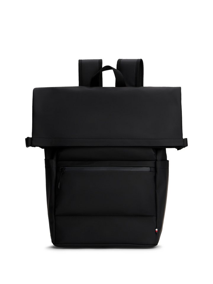 Tommy Hilfiger Freizeitrucksack TH TPU ROLLTOP BACKPACK, Reise, Unisex Travelbag mit praktischer Vordertasche von Tommy Hilfiger