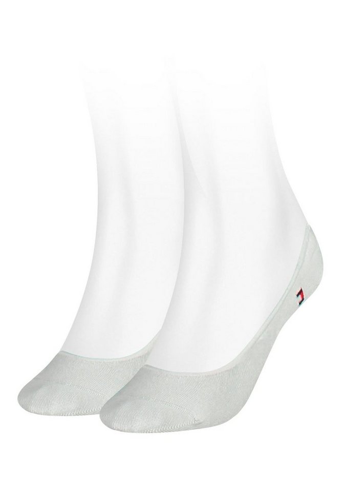 Tommy Hilfiger Füßlinge TH WOMEN FOOTIE INVISIBLE 2P (2-Paar, 2 Paar) mit flacher Zehennaht von Tommy Hilfiger