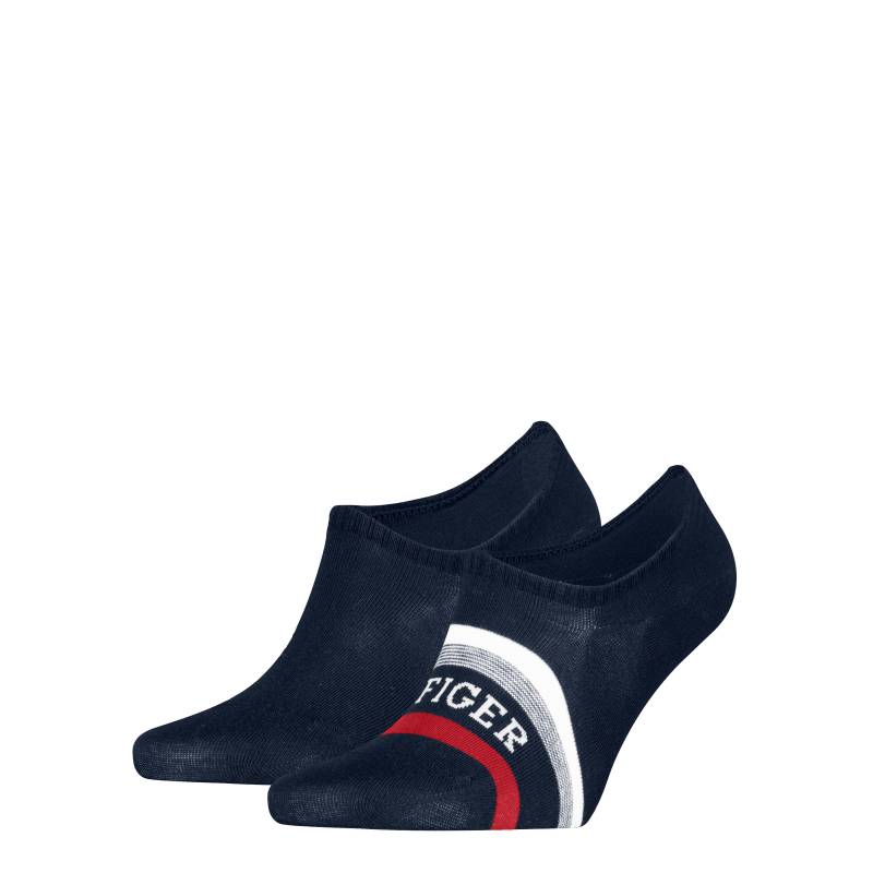 Tommy Hilfiger Füßlinge "TH MEN FOOTIE 2P HILFIGER TAB", (2er-Pack), mit Anti-Rutsch Technologie von Tommy Hilfiger