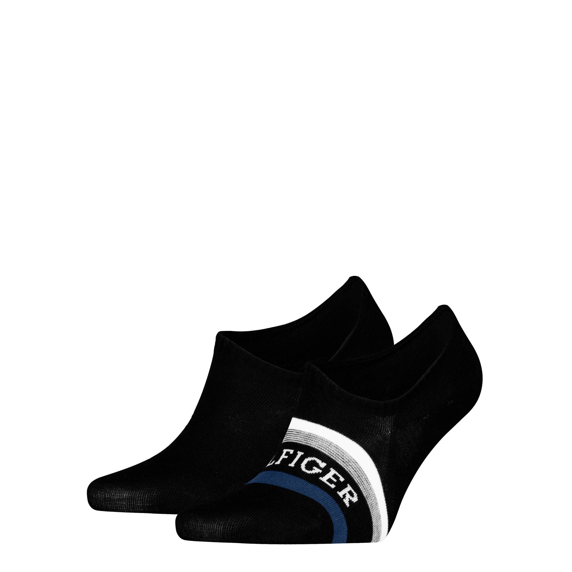 Tommy Hilfiger Füßlinge "TH MEN FOOTIE 2P HILFIGER TAB", (2er-Pack), mit Anti-Rutsch Technologie von Tommy Hilfiger