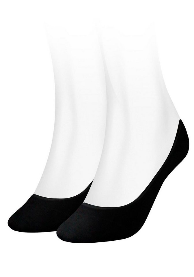 Tommy Hilfiger Füßlinge TH WOMEN FOOTIE INVISIBLE 2P (2-Paar, 2 Paar) mit flacher Zehennaht von Tommy Hilfiger