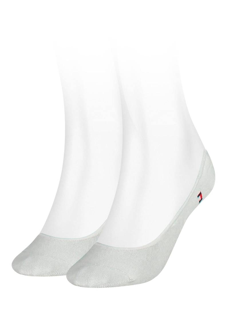 Tommy Hilfiger Füßlinge "TH WOMEN FOOTIE INVISIBLE 2P" 2 Paar, 2 Stk. tlg. mit flacher Zehennaht von Tommy Hilfiger