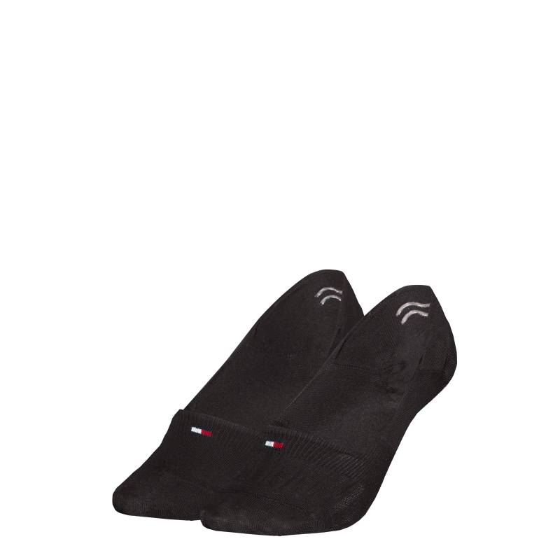 Tommy Hilfiger Füßlinge "TH WOMEN FOOTIE MC 2P SHINE", (2er-Pack), mit silikonisierten Fersenstreifen von Tommy Hilfiger
