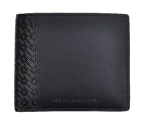 Tommy Hilfiger Geldbörse Central Credit Card & Coin Wallet Leder Schwarz von Tommy Hilfiger