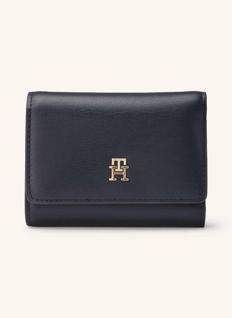 Tommy Hilfiger Geldbörse Icon Trifold blau von Tommy Hilfiger