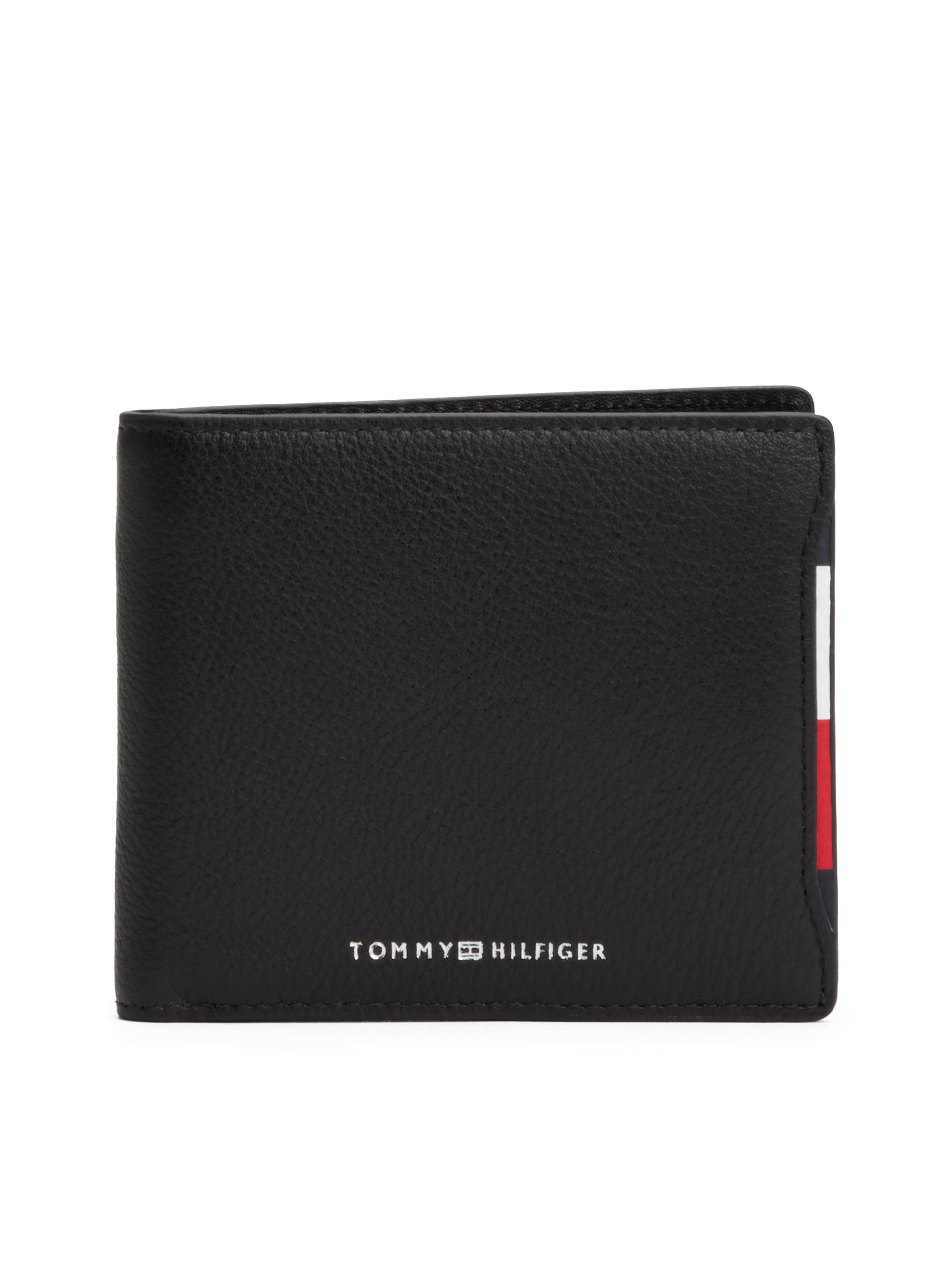 Tommy Hilfiger Geldbörse "TH CENTRAL CC FLAP AND COIN", Men Geldbeutel, Portemonnaie mit Streifen in Tommy Farben von Tommy Hilfiger