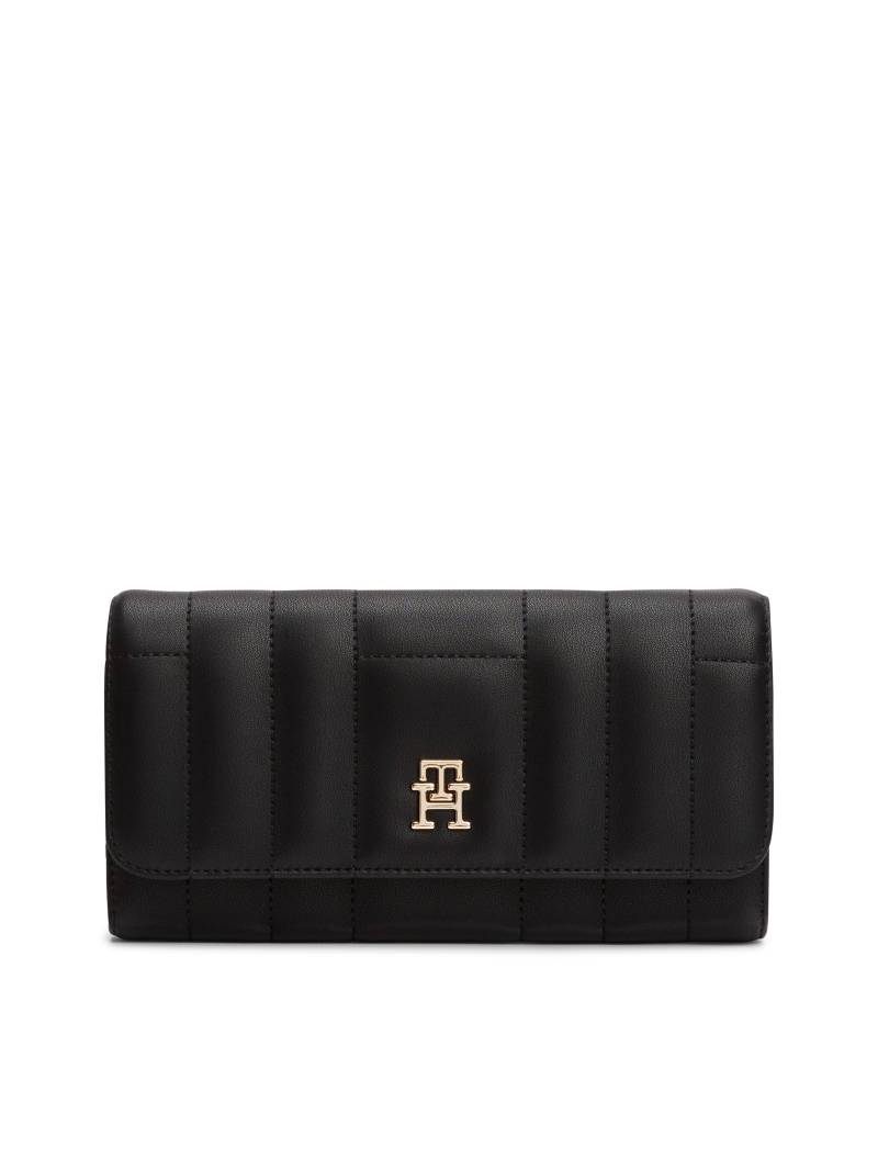 Tommy Hilfiger Geldbörse "TH FEMININE LRG FLAP", Damen-Geldbeutel, Portemonnaie mit goldfarbenem TH-Schmuckelement Tommy Hilfiger Geldbörse "TH FEMININE LRG FLAP", Damen-Geldbeutel, Portemonnaie mit goldfarbenem TH-Schmuckelement von Tommy Hilfiger