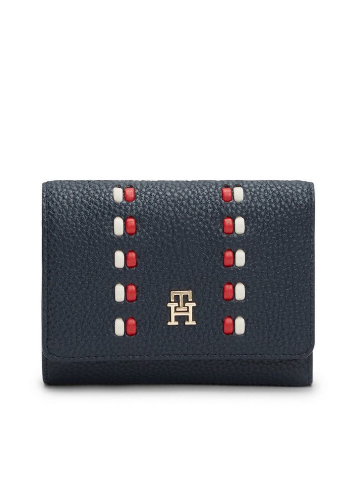 Tommy Hilfiger Geldbörse TH ICON TRIFOLD CORP, Damen Geldbeutel, Portemonnaie mit TH-Logoelement von Tommy Hilfiger