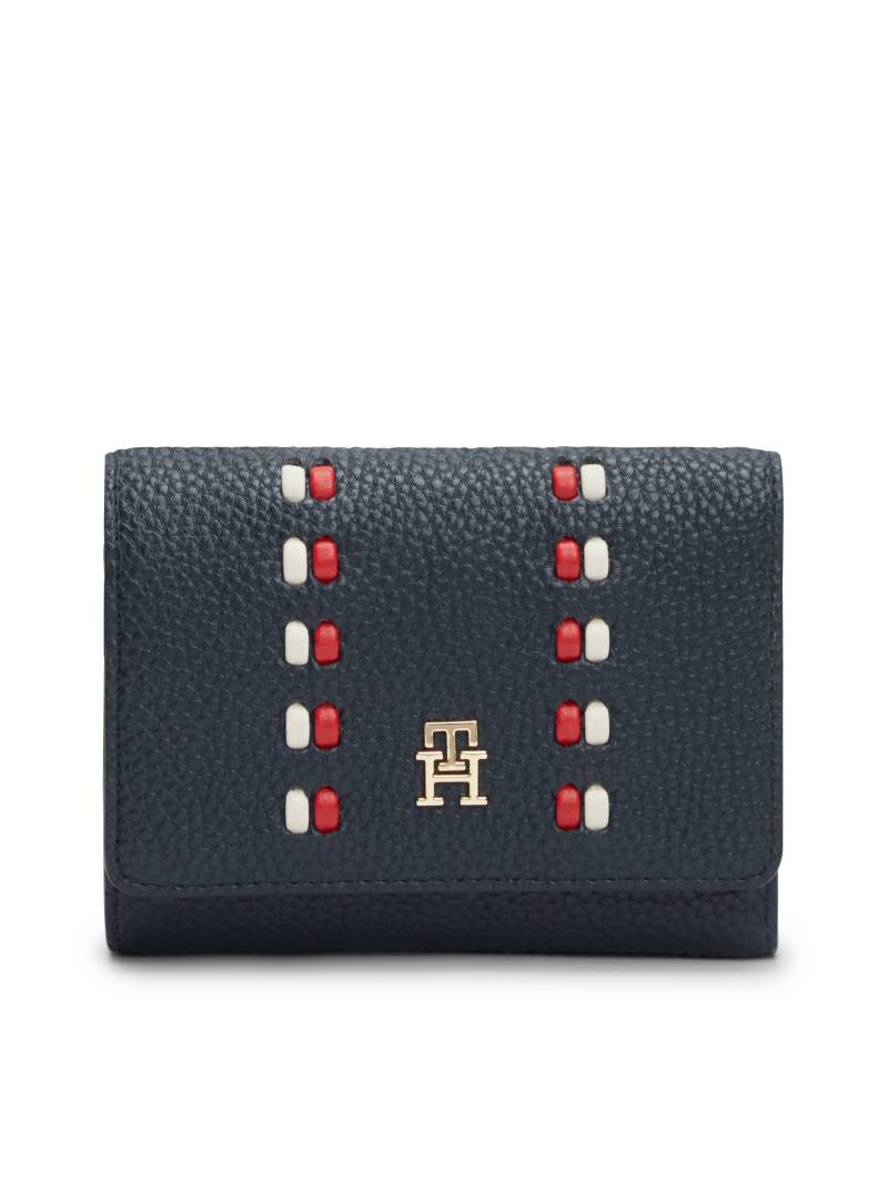 Tommy Hilfiger Geldbörse "TH ICON TRIFOLD CORP", Damen Geldbeutel, Portemonnaie mit TH-Logoelement von Tommy Hilfiger