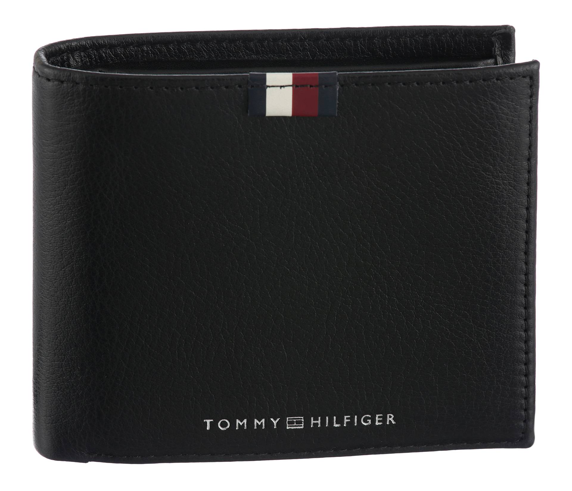 Tommy Hilfiger Geldbörse "TH PREM LEA CC FLAP AND COIN", Men Geldbeutel, Portemmonnai mit Logo-Schriftzug und Logoflag Tommy Hilfiger Geldbörse "TH PREM LEA CC FLAP AND COIN", Men Geldbeutel, Portemmonnai mit Logo-Schriftzug und Logoflag von Tommy Hilfiger
