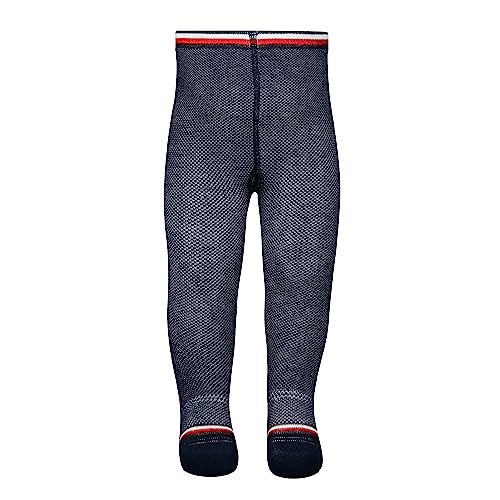 Tommy Hilfiger Unisex Baby Tights, Navy, 86/92 von Tommy Hilfiger