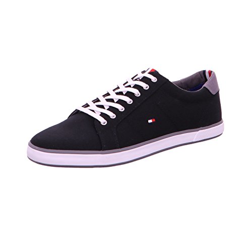 Tommy Hilfiger Herren Vulcanized Sneaker Schuhe, Schwarz (Black), 39 von Tommy Hilfiger