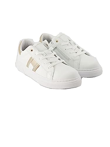 Tommy Hilfiger Halbschuhe Sneaker Bassa Weiß 39 von Tommy Hilfiger