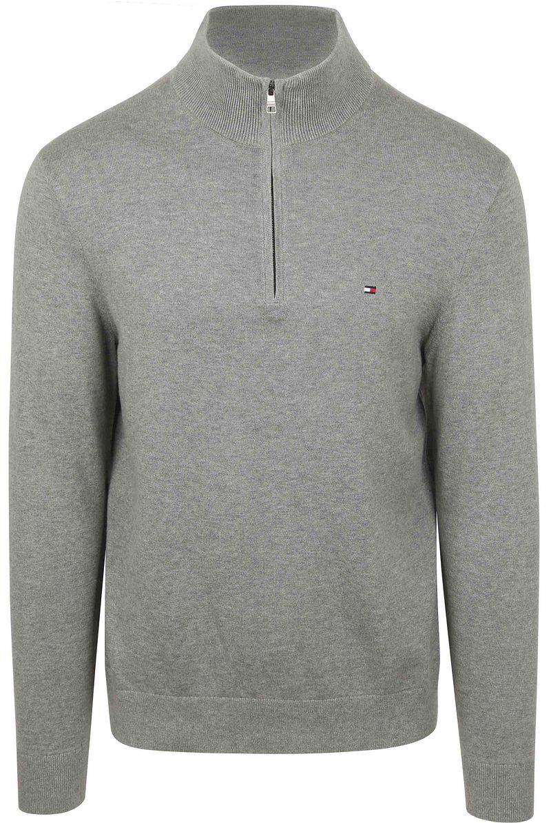 Tommy Hilfiger Half Zip Pullover Essential Grau - Größe S Tommy Hilfiger Half Zip Pullover Essential Grau - Größe S von Tommy Hilfiger