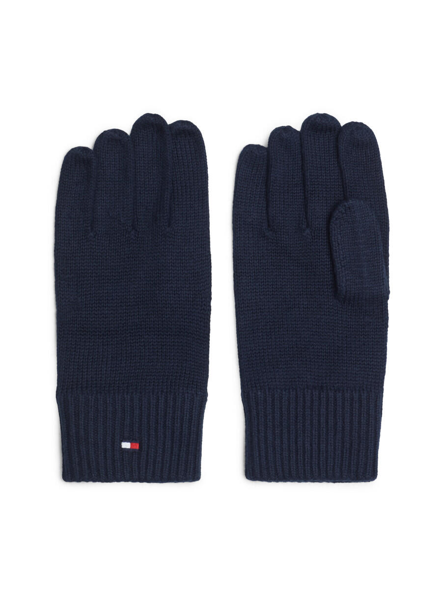 Tommy Hilfiger - Handschuhe mit Kaschmir blau - Gr. - OS von Tommy Hilfiger