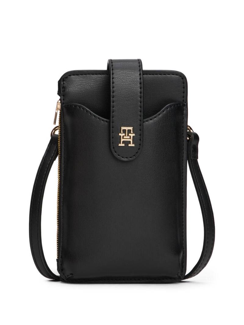 Tommy Hilfiger - Handytasche mit TH-Monogramm schwarz - Gr. - OS von Tommy Hilfiger