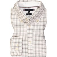 Tommy Hilfiger Herren Hemd beige kariert Slim Fit Tommy Hilfiger Herren Hemd beige kariert Slim Fit von Tommy Hilfiger