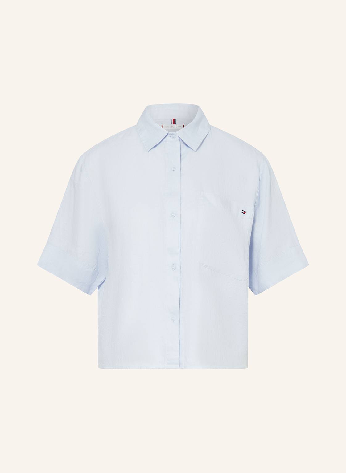 Tommy Hilfiger Hemdbluse Aus Leinen blau von Tommy Hilfiger