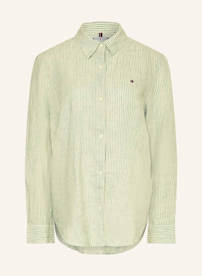 Tommy Hilfiger Hemdbluse Aus Leinen gruen von Tommy Hilfiger