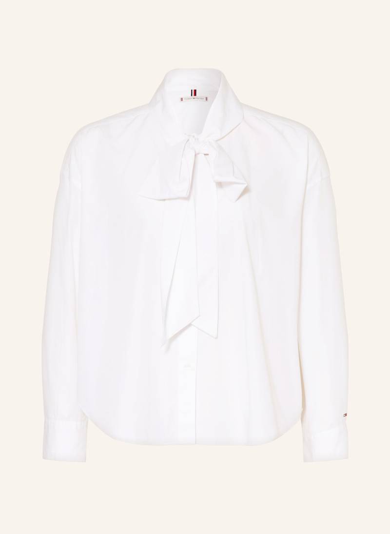 Tommy Hilfiger Hemdbluse Mit Schluppe weiss von Tommy Hilfiger