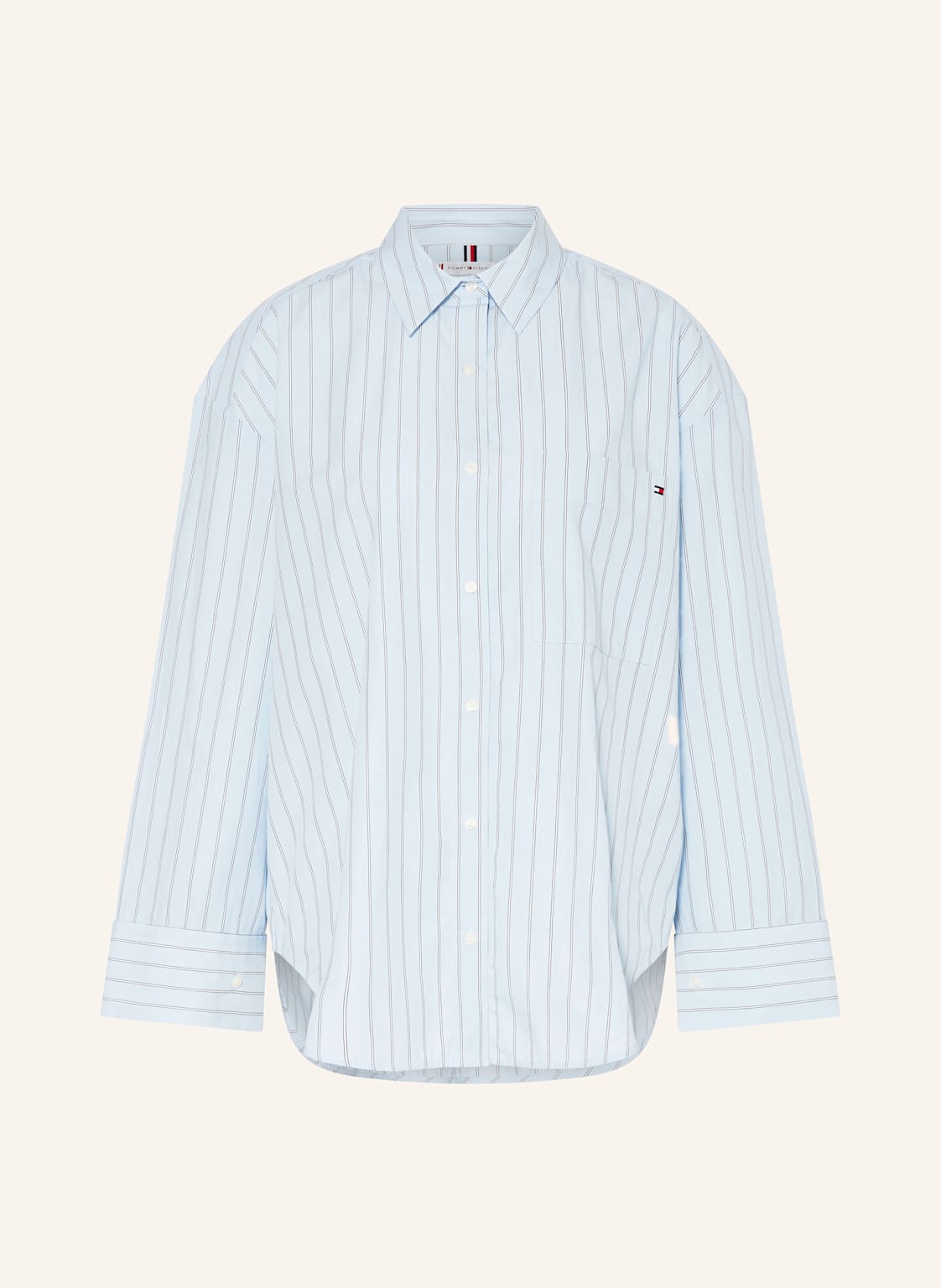 Tommy Hilfiger Hemdbluse blau von Tommy Hilfiger