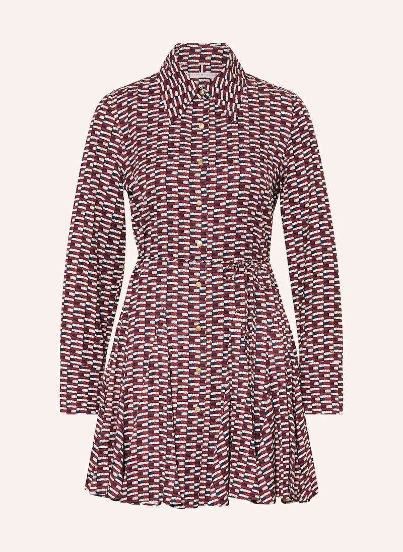 Tommy Hilfiger Hemdblusenkleid rot von Tommy Hilfiger