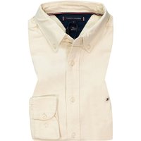 Tommy Hilfiger Herren Hemd beige Flanell von Tommy Hilfiger