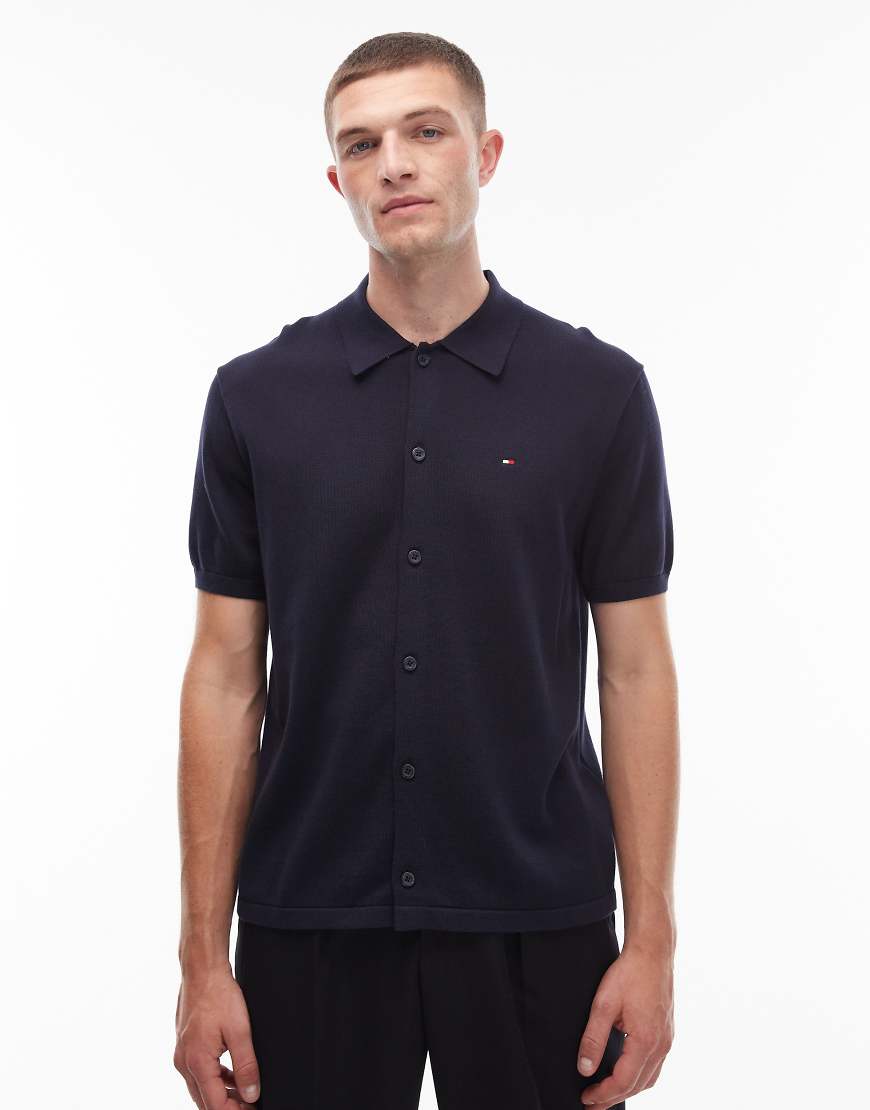 Tommy Hilfiger - Hemdjacke aus Baumwolle in Marineblau von Tommy Hilfiger