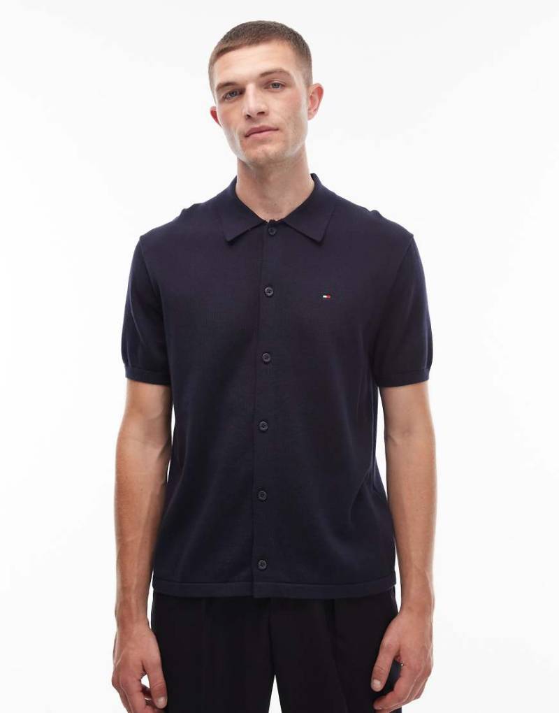 Tommy Hilfiger - Hemdjacke aus Baumwolle in Marineblau von Tommy Hilfiger