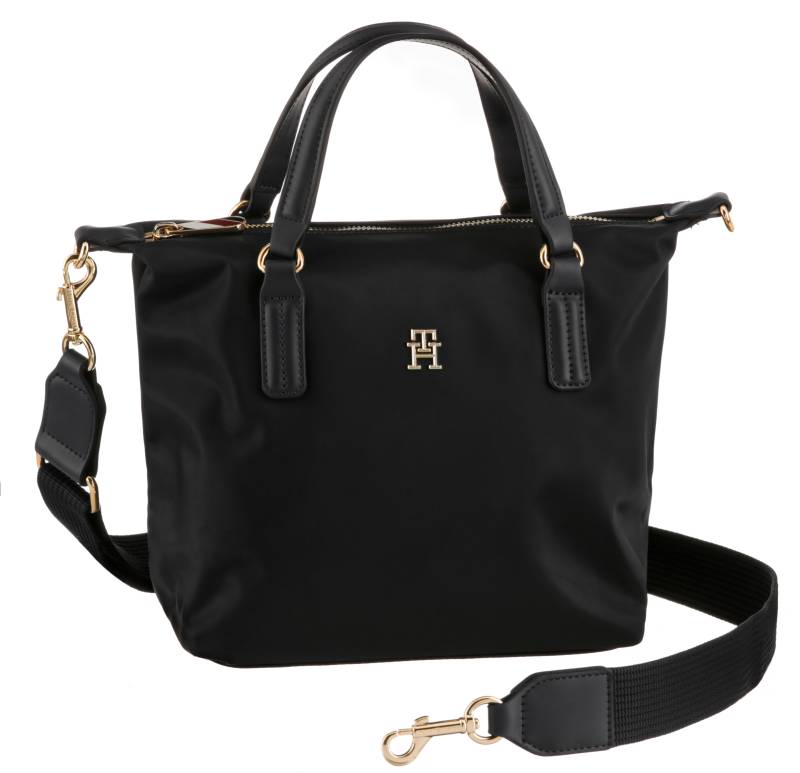 Tommy Hilfiger Henkeltasche "POPPY NEW SMALL TOTE", Damen Umhängetasche, Shopper, mit Markenemblem vorne von Tommy Hilfiger