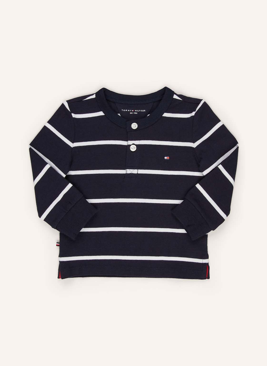Tommy Hilfiger Henley-Shirt blau von Tommy Hilfiger
