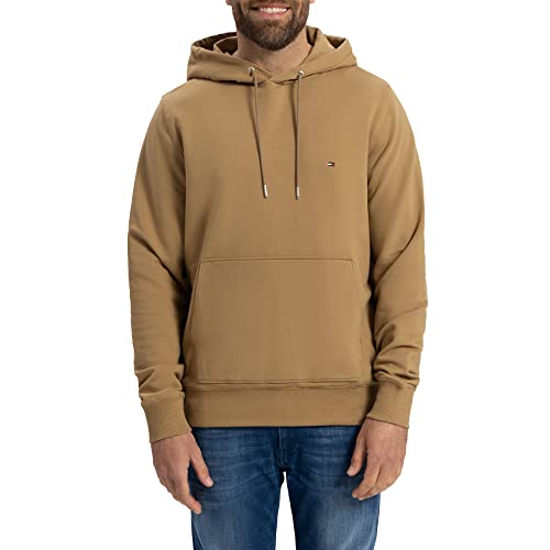 Tommy Hilfiger Herren Hoodie 1985 mit Kapuze, Braun (Countryside Khaki), M von Tommy Hilfiger