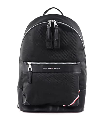 Tommy Hilfiger Herren 1985 Nylon-Rucksack, Schwarz von Tommy Hilfiger