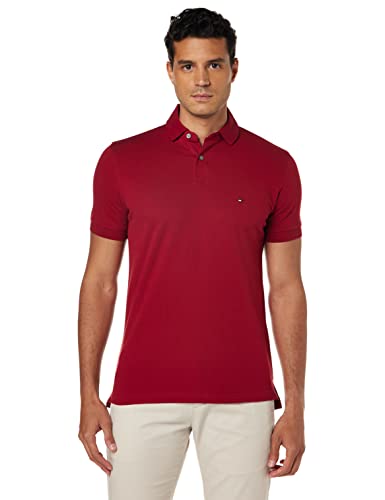 Tommy Hilfiger Herren 1985 REGULAR POLO Polohemd, Regatta Rot, M von Tommy Hilfiger