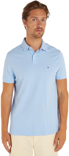 Tommy Hilfiger Herren Poloshirt Kurzarm 1985 Regular Polo Regular Fit, Blau (Kingly Blue), XXXL von Tommy Hilfiger