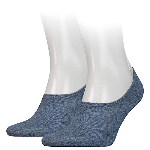 Tommy Hilfiger Herren Footie Socken, Marineblau, 43/46 (2er Pack) von Tommy Hilfiger