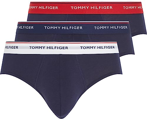 Tommy Hilfiger Herren 3p Brief Slip Mehrfarbig (Multi / Peacoat 904), S von Tommy Hilfiger