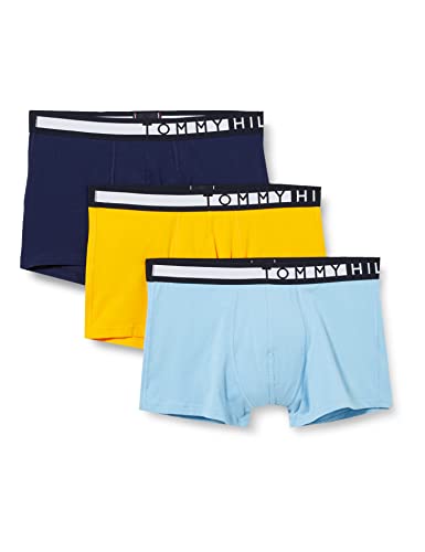 Tommy Hilfiger Herren 3p Trunk Shorts, Yale Navy / Amber Glow / Calm Water, M von Tommy Hilfiger